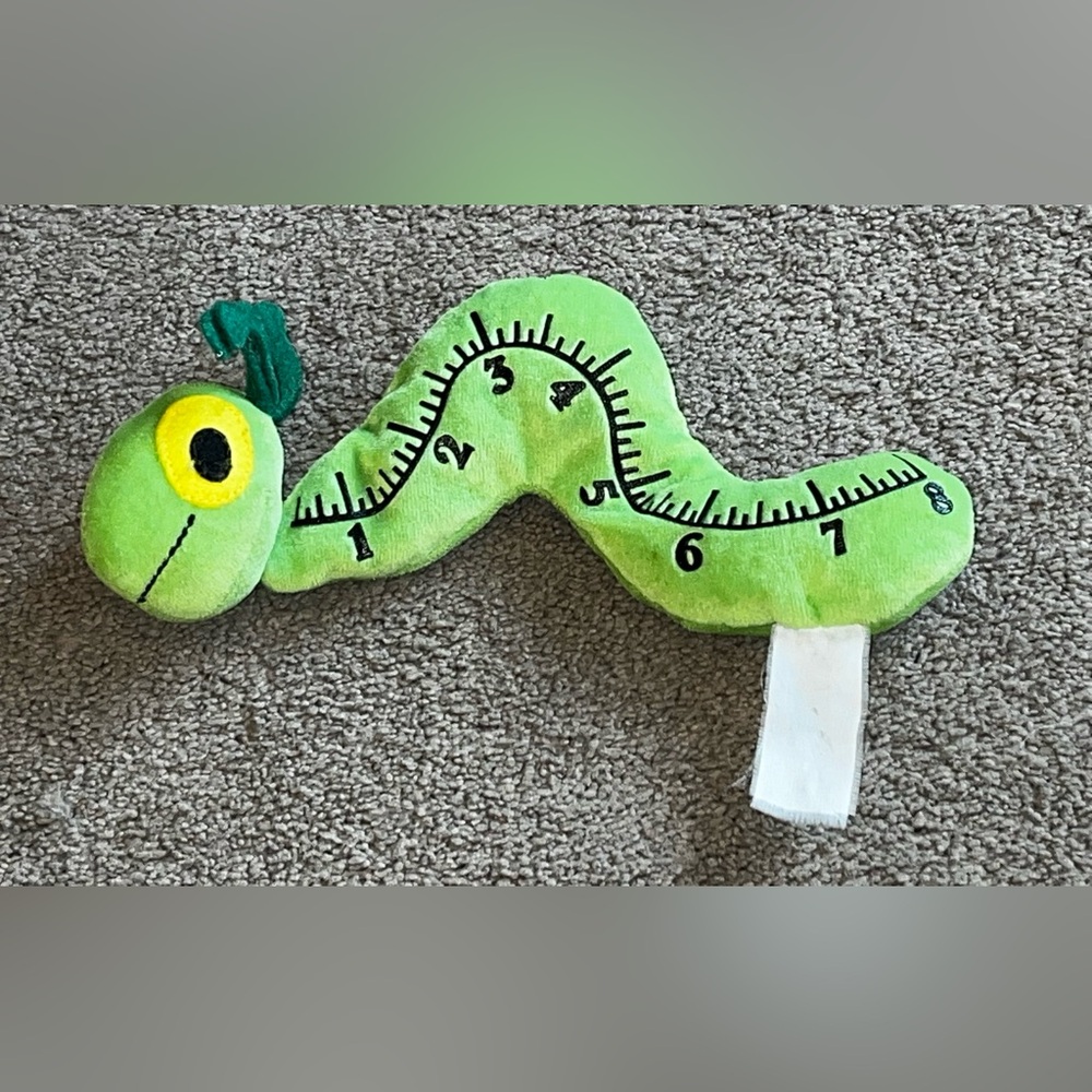 Vintage Inchworm Plush Toy